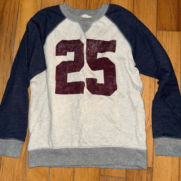 The Children's Place Gray and Blue Varsity Sweater - Picture 1 of 2